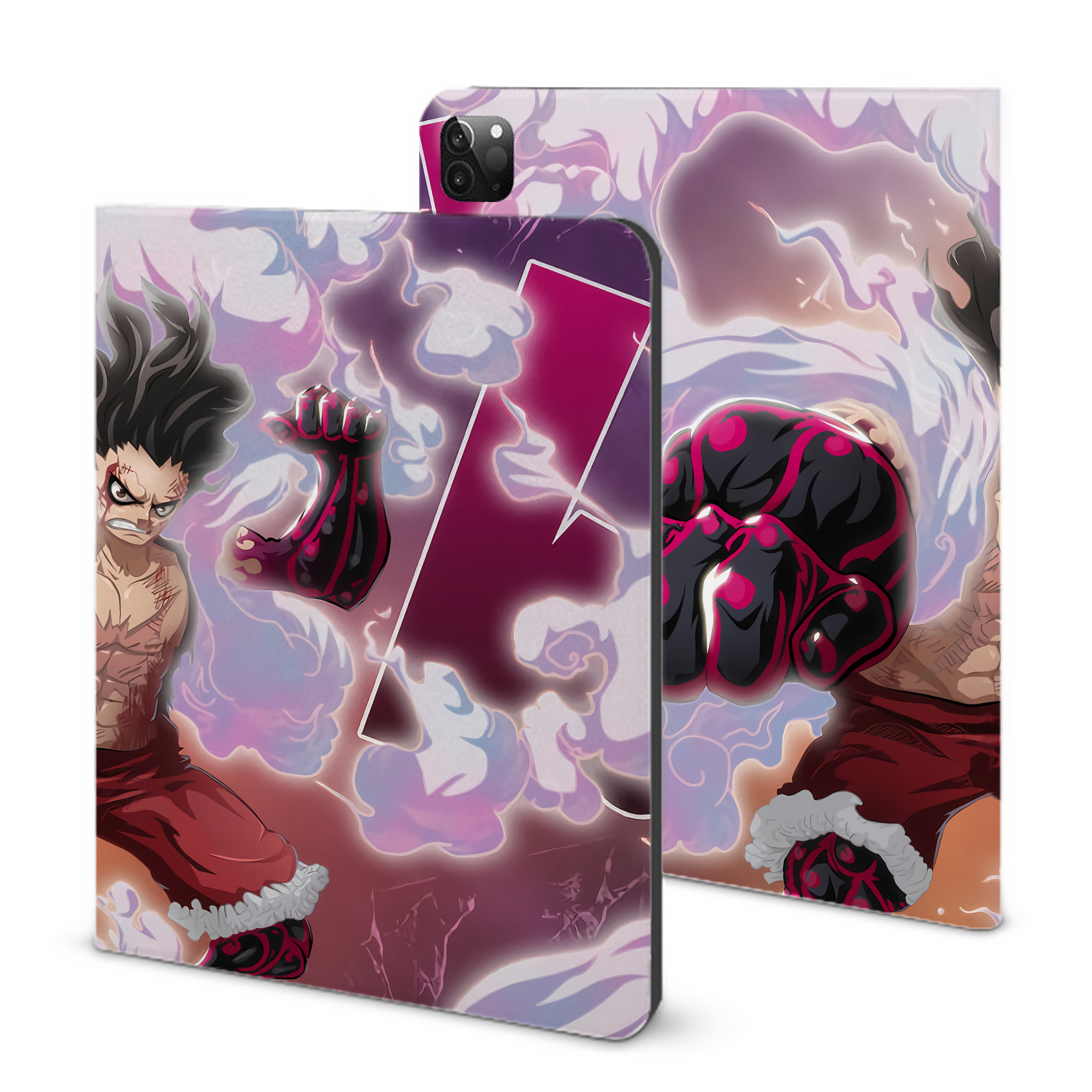 （画像用） ワンピース ONE PIECE IPadケース ペンホルダー付き ブックスタイルデザイン